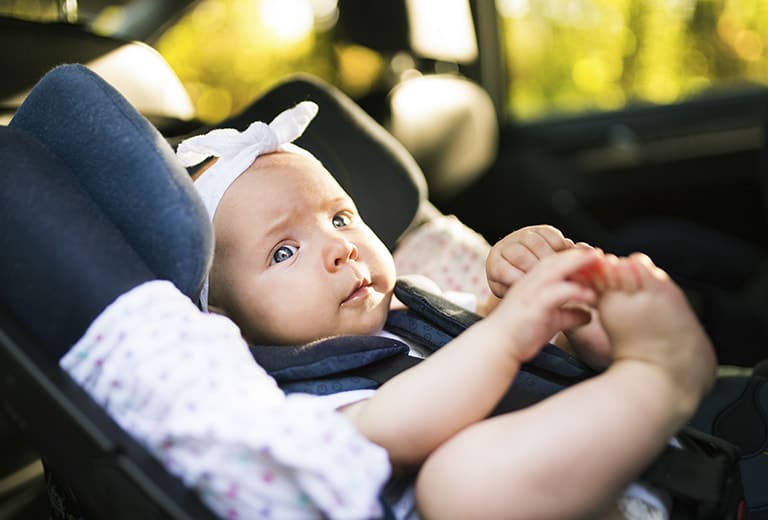 Preocupante incremento del número de niños que viajan sin un sistema de retención infantil en el vehículo