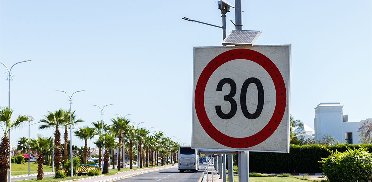 En mayo de 2021 se establecieron nuevos límites de velocidad en vías urbanas