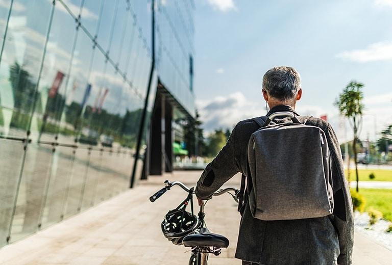 En bici al trabajo