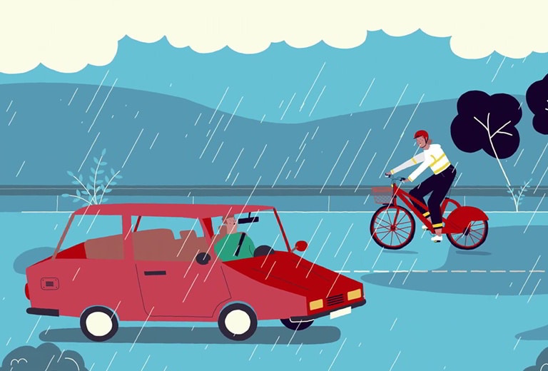 ¿Sabes cómo actuar si observas una caída o siniestro en bicicleta?