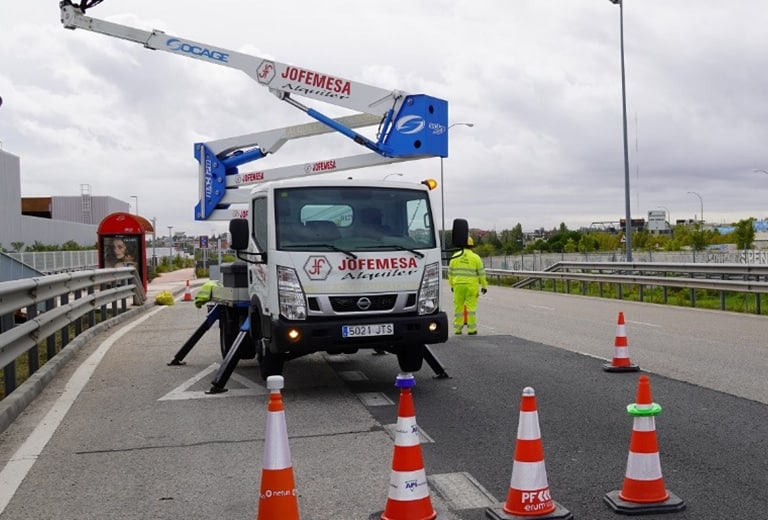 Conos conectados y geolocalizados en obras para garantizar la seguridad