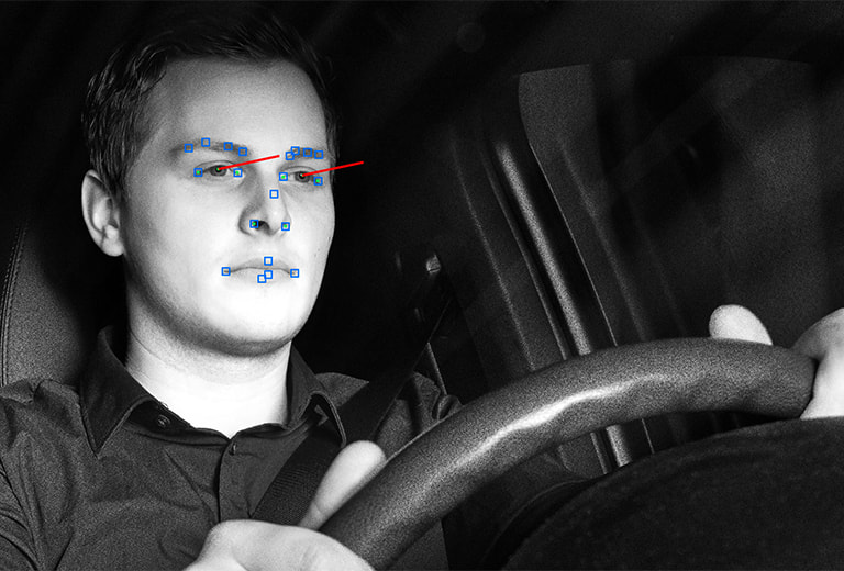 Dispositivos para el coche: detección de la fatiga y distracción al volante