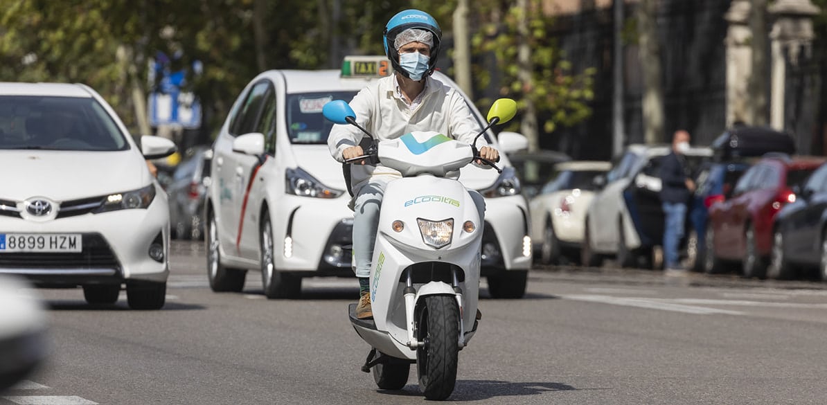 El motosharing consiste en alquilar una moto durante un tiempo limitado