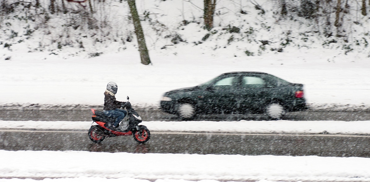 TEST: ¿Te mueves en moto con seguridad durante el invierno?